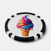 SlipperyJoe's lebendige Speisekarte mit Eis Pokerchips (Einzeln)