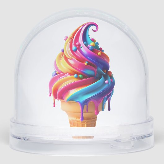 SlipperyJoe's lebendige Speisekarte mit Eis Schneekugeln (Rückseite)