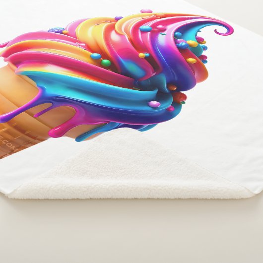 SlipperyJoe's lebendige Speisekarte mit Eis Sherpadecke (3/4)