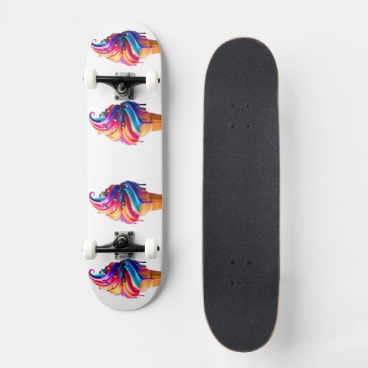 SlipperyJoe's lebendige Speisekarte mit Eis Skateboard (Vorderseite)