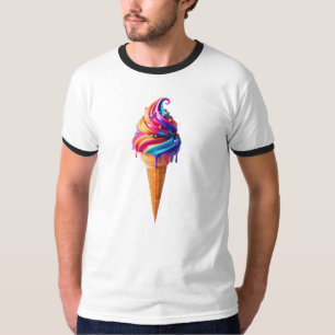 SlipperyJoe's lebhafter Eiscremekegel, ein Klassik T-Shirt