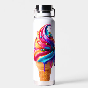 SlipperyJoe's lebhafter Eiscremekegel, ein Klassik Trinkflasche