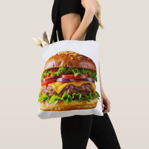 SlipperyJoe's leckeren Cheeseburger knusprige Ba Tasche