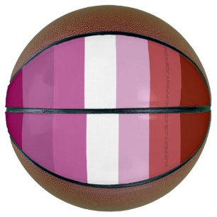 SlipperyJoe's lesbische Pride-Flagge feminine Geme Basketball