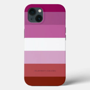 SlipperyJoe's lesbische Pride-Flagge feminine Geme Case-Mate iPhone Hülle