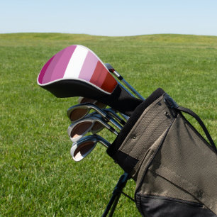SlipperyJoe's lesbische Pride-Flagge feminine Geme Golf Headcover