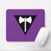 SlipperyJoe's Lesbische Pride-Flagge Labrys ax tri Mousepad (Mit Mouse)