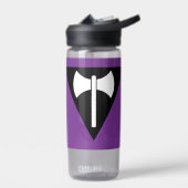 SlipperyJoe's Lesbische Pride-Flagge Labrys ax tri Trinkflasche (Links)