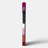 SlipperyJoe's lesbische Stolz-Fahnengemeinde Case-Mate iPhone Hülle (Rückseite / Links)