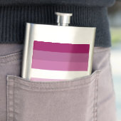 SlipperyJoe's lesbische Stolz-Fahnengemeinde Flachmann (Beispiel)