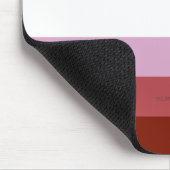 SlipperyJoe's lesbische Stolz-Fahnengemeinde Mousepad (Ecke)