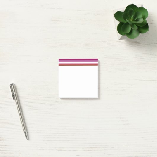 SlipperyJoe's lesbische Stolz-Fahnengemeinde Post-it Klebezettel (Büro)