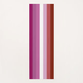 SlipperyJoe's lesbische Stolz-Fahnengemeinde Yogamatte (Vorderseite)