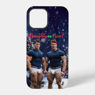 SlipperyJoes leuchtende Weihnachtsbäume zwei musku iPhone 12 Pro Hülle