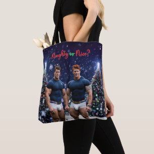 SlipperyJoes leuchtende Weihnachtsbäume zwei musku Tasche