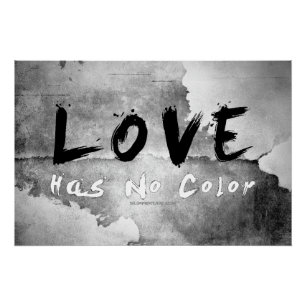 SlipperyJoe's Liebe hat kein farbiges Sprichwort S Poster