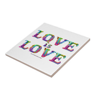 SlipperyJoe's Liebe ist Liebe Spray Gay Pride c Fliese