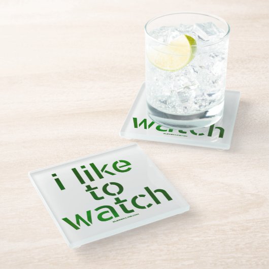 SlipperyJoe's like Watch Voyeurism hält Tom vor Glasuntersetzer (Schrägansicht)