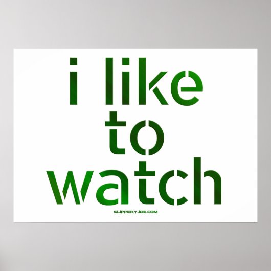 SlipperyJoe's like Watch Voyeurism hält Tom vor Poster (Vorne)