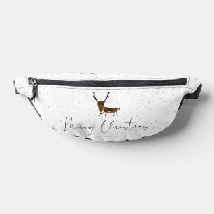 SlipperyJoe's Linienkunst-Silhouette Rentier minim Bauchtasche