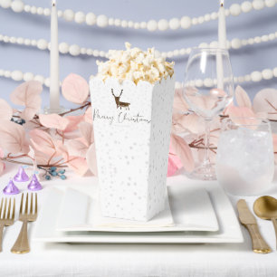 SlipperyJoe's Linienkunst-Silhouette Rentier minim Geschenkschachtel