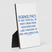 SlipperyJoe's lustige Sprichwort-Science-Faktum Bl Fotoplatte (Seite)