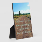 SlipperyJoe's lustiger Kies-Sprichwort-Schotterwal Fotoplatte (Seite)