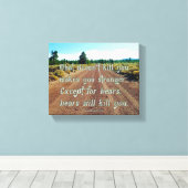 SlipperyJoe's lustiger Kies-Sprichwort-Schotterwal Leinwanddruck (Insitu (Holzboden))