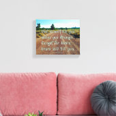 SlipperyJoe's lustiger Kies-Sprichwort-Schotterwal Leinwanddruck (Insitu (Wohnzimmer))