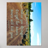 SlipperyJoe's lustiger Kies-Sprichwort-Schotterwal Poster (Vorne)