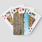 SlipperyJoe's lustiger Kies-Sprichwort-Schotterwal Spielkarten (Rückseite)