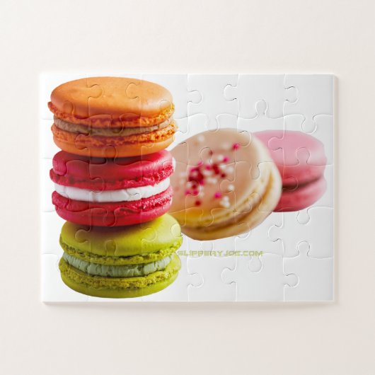 SlipperyJoe's Macaroon-Kekse, französisch gestapel Puzzle (Horizontal)
