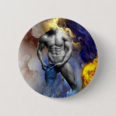 SlipperyJoe's Man Dampfschienenlose abs-Sechspack- Button (Vorderseite)