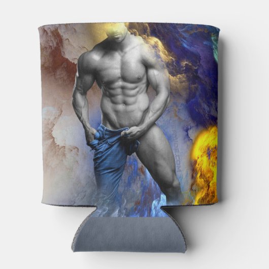 SlipperyJoe's Man Dampfschienenlose abs-Sechspack- Dosenkühler (Rückseite)