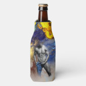 SlipperyJoe's Man Dampfschienenlose abs-Sechspack- Flaschenkühler (Flaschenvorderseite)