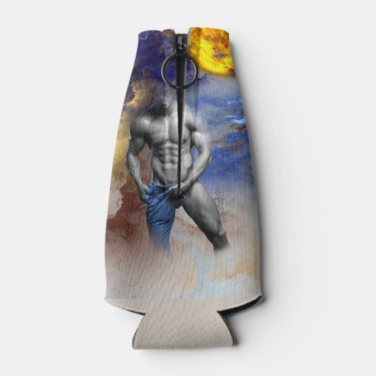 SlipperyJoe's Man Dampfschienenlose abs-Sechspack- Flaschenkühler (Rückseite)