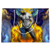 SlipperyJoe's Man Dampfschienenlose abs-Sechspack- Große Geschenktüte (Vorderseite)