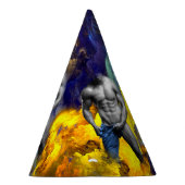 SlipperyJoe's Man Dampfschienenlose abs-Sechspack- Partyhütchen (Rechts)