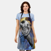 SlipperyJoe's Man Dampfschienenlose abs-Sechspack- Schürze (Getragen)