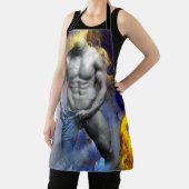 SlipperyJoe's Man Dampfschienenlose abs-Sechspack- Schürze (InSitu)