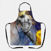 SlipperyJoe's Man Dampfschienenlose abs-Sechspack- Schürze (Vorderseite)