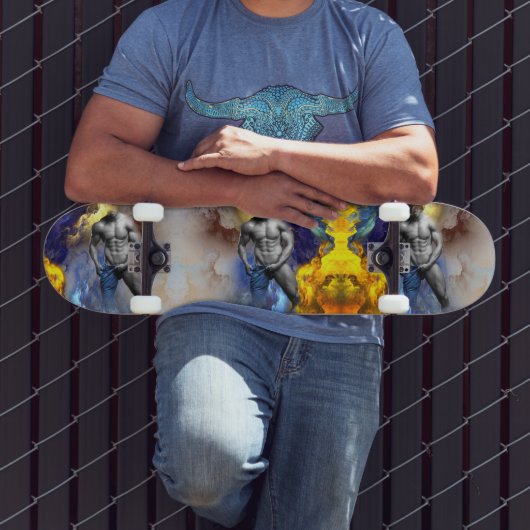 SlipperyJoe's Man Dampfschienenlose abs-Sechspack- Skateboard (Außenbereich 3)