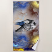 SlipperyJoe's Man Dampfschienenlose abs-Sechspack- Strandtuch (Vorderseite)