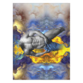 SlipperyJoe's Man Dampfschienenlose abs-Sechspack- Tischdecke (Vorderseite)