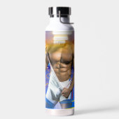 SlipperyJoe's Man six-pack wrestling singlet gym b Trinkflasche (Links)