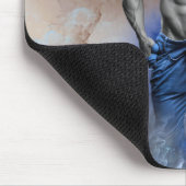 SlipperyJoe's Man steamy shirtless abs sixpack put Mousepad (Ecke)