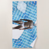 SlipperyJoe's Mann Unterwäsche 6-Pack Brustkorb mä Strandtuch (Vorderseite)