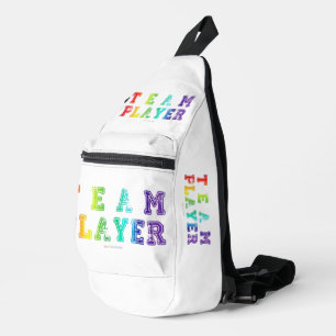 SlipperyJoes Mannschaftsspieler gefüllt mit glatte Crossbody Bag