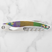 SlipperyJoe's Mardi Gras Bead Necklaces verdoppelt Kellnermesser (Vorderseite)