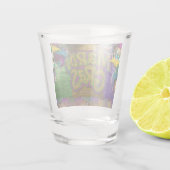 SlipperyJoe's Mardi Gras Bead Necklaces verdoppelt Schnapsglas (Rückseite)